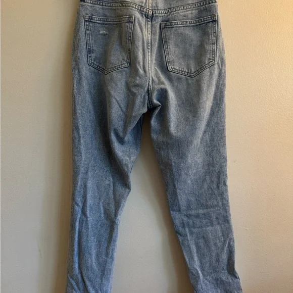 PacSun Blue Mom Jean Distressed Jeans - Picture 2 of 4